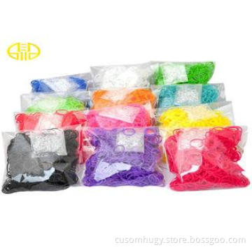 Fashionable rubber band bracelets rainbow loom With Chuck B